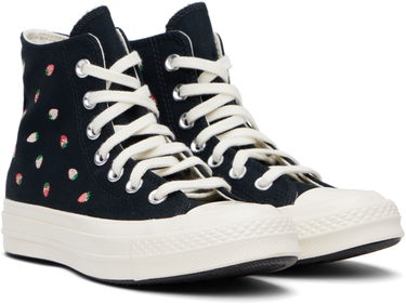 Superge in čevlji Converse Chuck 70 Embroidered Strawberries Črna | A14944C, 2
