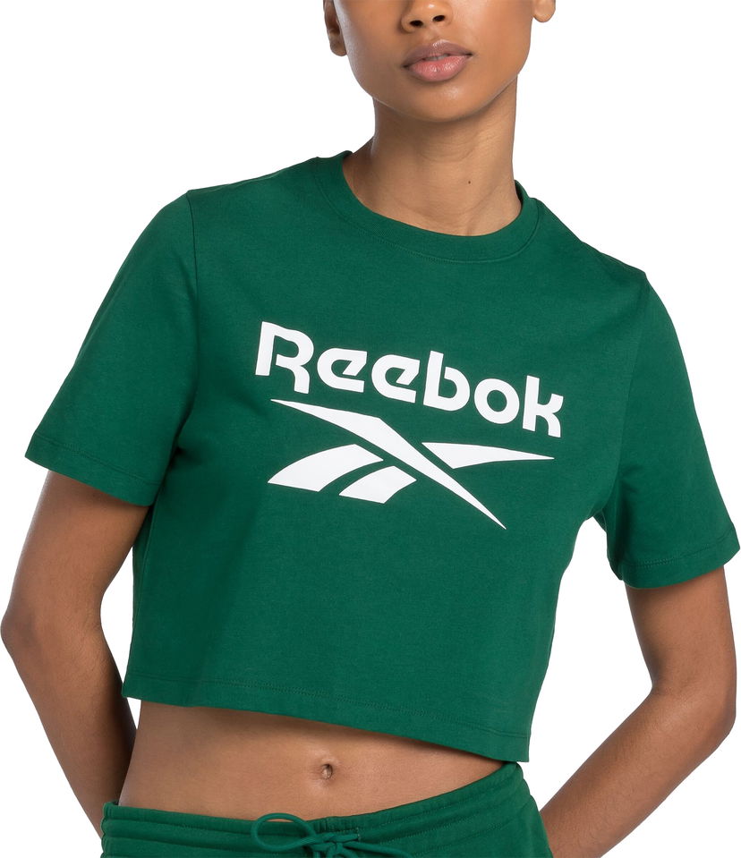 Majica Reebok IDENTITY BIG LOGO CROP TEE Zelena | 100076000