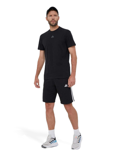 Kratke hlače adidas Originals Essentials Single Jersey 3-Stripes Shorts Črna | IC9382