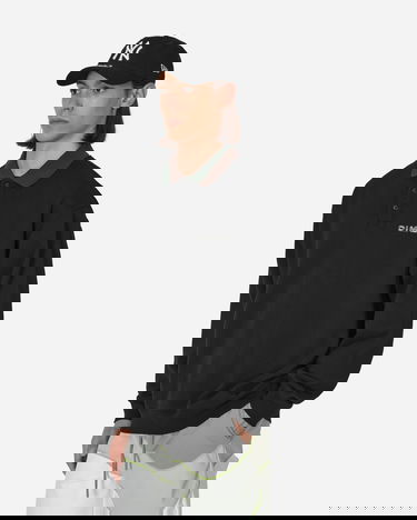 Pleteni pulover Dime Terry Rugby Crewneck Črna | DIMESU238BLK, 3