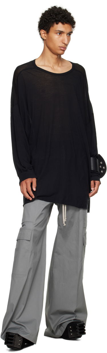 Majica Rick Owens Rick Owens Concordians Tommy T-Shirt Črna | RU02E1276 UC, 3