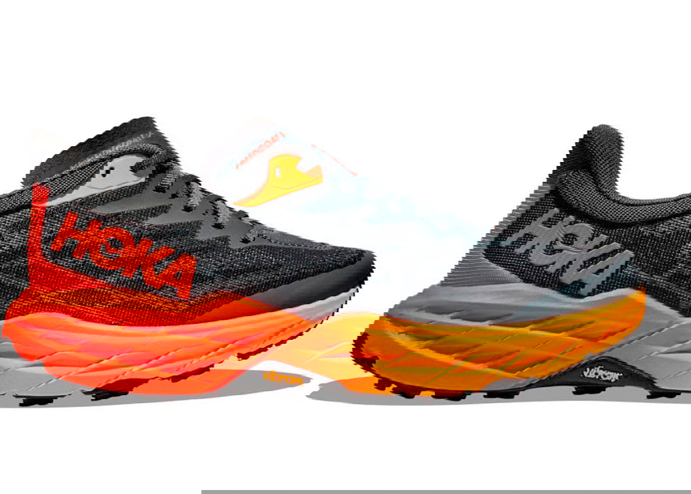 Superge in čevlji Hoka One One Speedgoat 5 Castlerock Flame Črna | 1123157-CFLM, 0