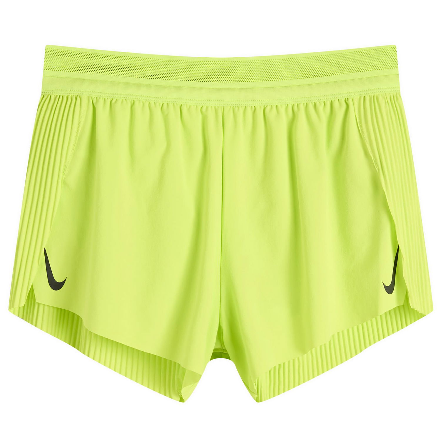 Kratke hlače Nike Aeroswift 3" Running Shorts with Perforated Waistband and Pleated Sides Rumena | FN2328-389, 1