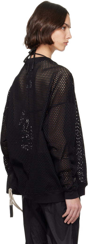 Pleteni pulover Rick Owens Rick Owens Champion Edition Jumbo Mesh Sweatshirt Črna | CW01E1670 CHONET, 2
