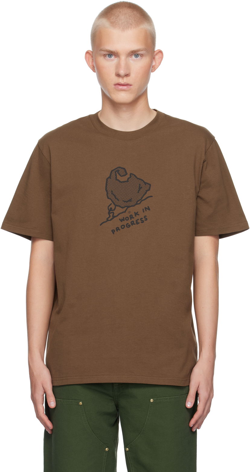 Majica Carhartt WIP Move On Up Graphic Print T-Shirt Rjava | I033988