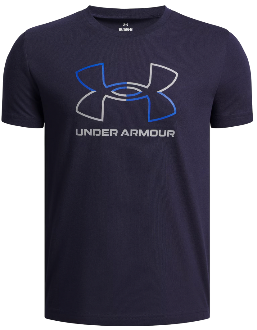 Majica Under Armour GL Foundation Short Sleeve T-Shirt with Split Outline Logo Mornarica | 6005010-410