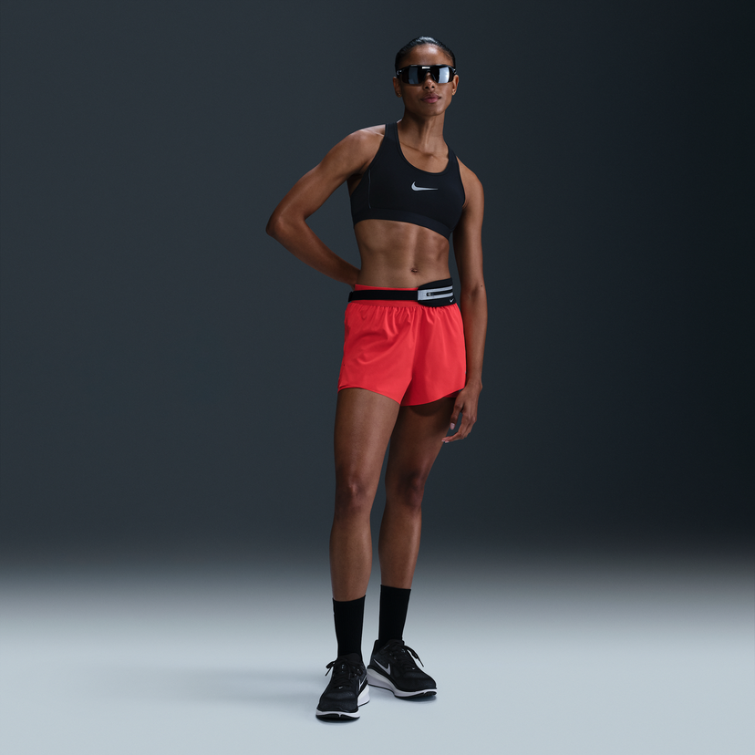 Kratke hlače Nike Swift Dri-FIT 2-in-1 Mid-Rise Running Shorts Rdeča | HJ5376-696