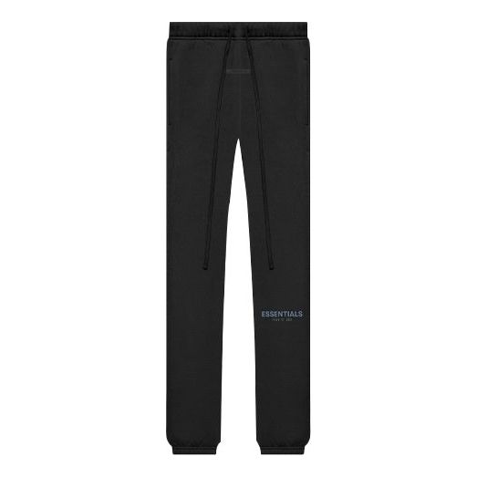 Trenirka Fear of God Essentials SS21 Stretch Sweatpants Črna | FOG-SS21-562