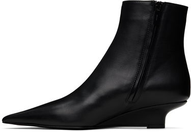Superge in čevlji TOTEME TOTEME Sharp Leather Ankle Boots Črna | 251-WAS0171-LE0103, 2
