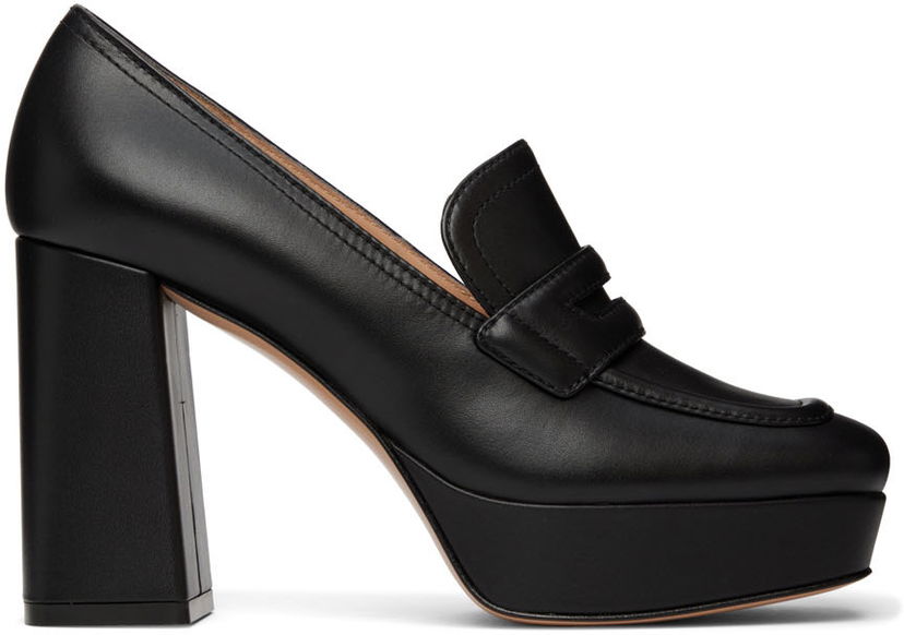Superge in čevlji Gianvito Rossi Platform Loafers Črna | G25242.70RIC.VGI