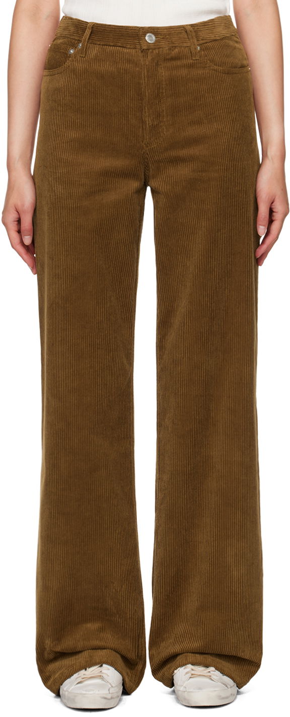 Kavbojke A.P.C. Brown Elisabeth Jeans Rjava | COHBB-F09181