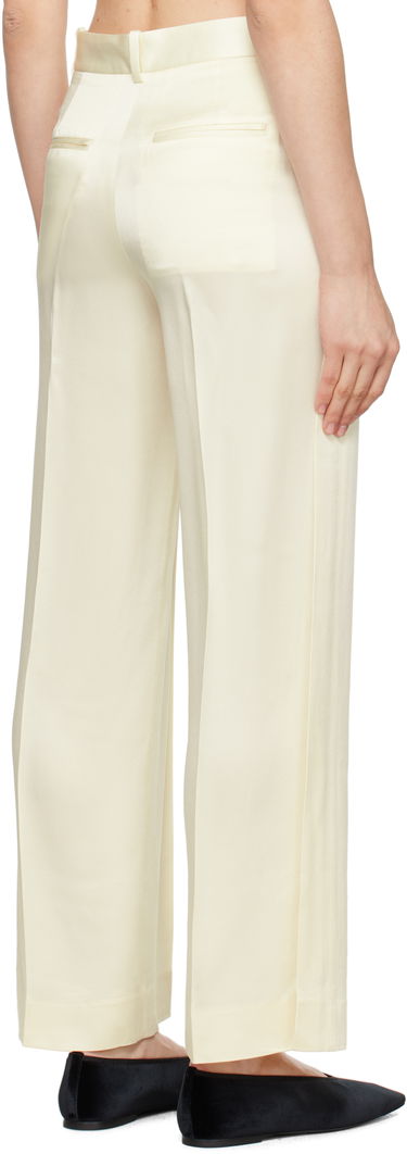 Hlače TOTEME TOTEME Cuff-Slit Trousers Rumena | 251-WRB4483-FB0344, 2