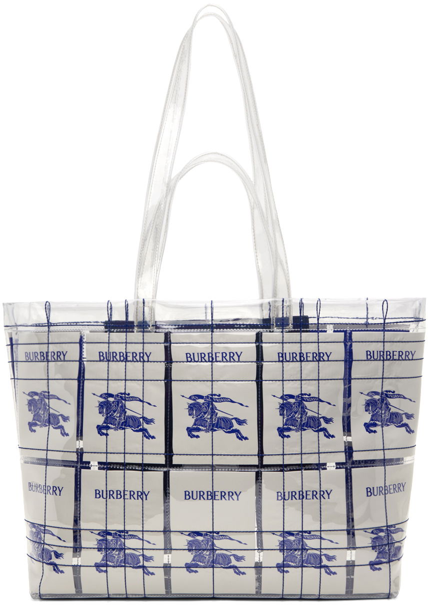 Tote bag Burberry EKD Label Tote Bag Mornarica | 8079639, 0