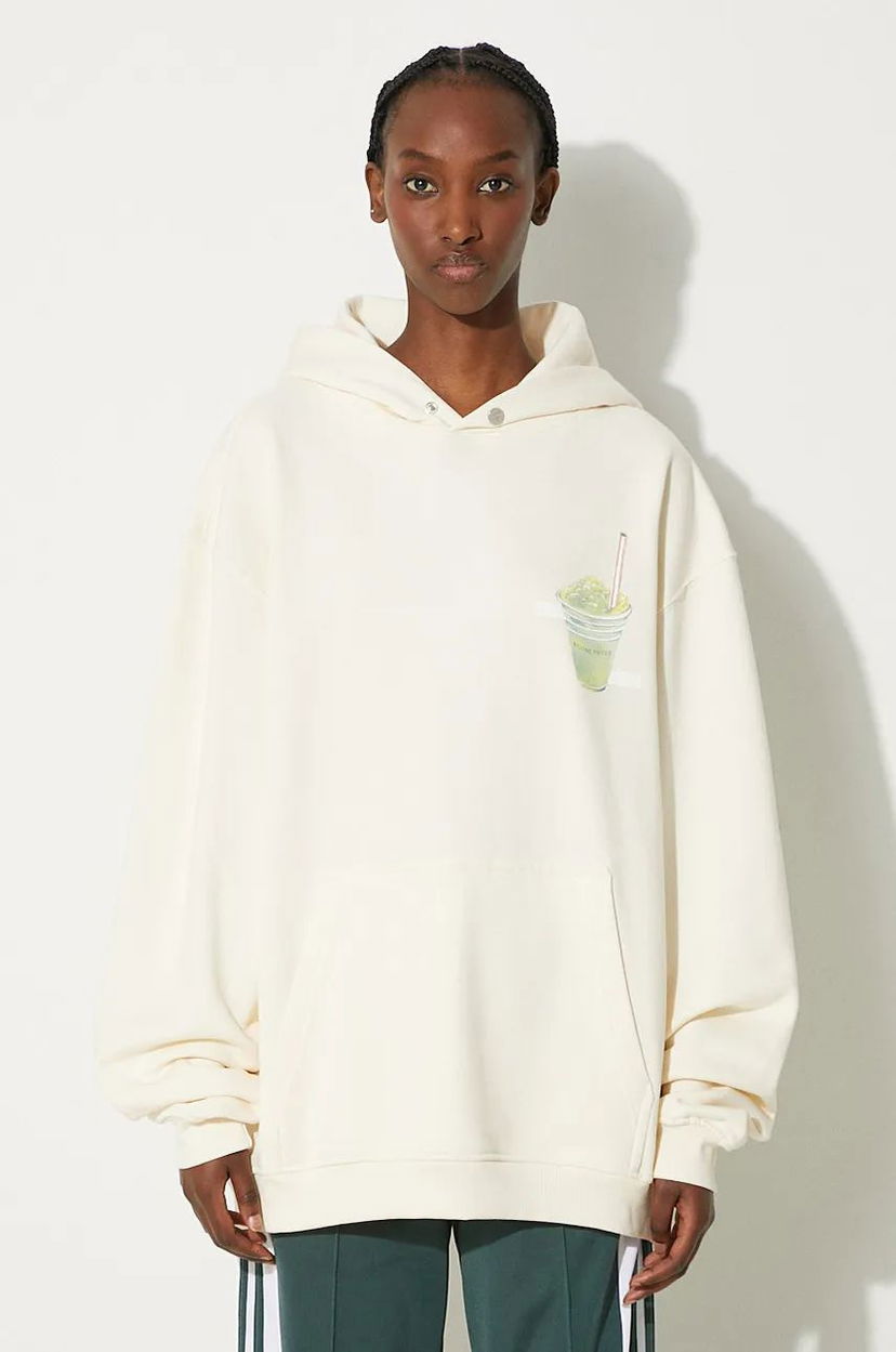 Pulover Filling Pieces Hoodie Print Bež | 80634019936