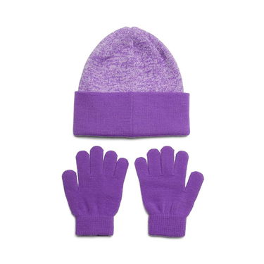 Rokavice Under Armour Under Armour Combo JR Beanie and Gloves Set Lila | 1386642-525, 1