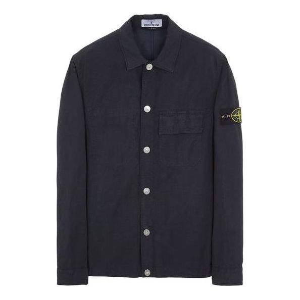 Srajce Stone Island Button Down Shirt Modra | 781511729-V0020