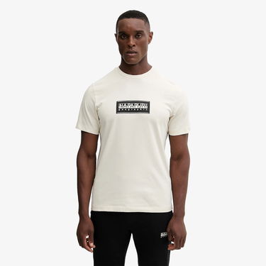 Majica Napapijri Napapijri S-Box Logo T-Shirt Bela | NP0A4I3LN1J1, 1