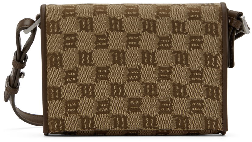 Denarnica MISBHV SSENSE x Jacquard Monogram Phone Pouch Rjava | 240EX400