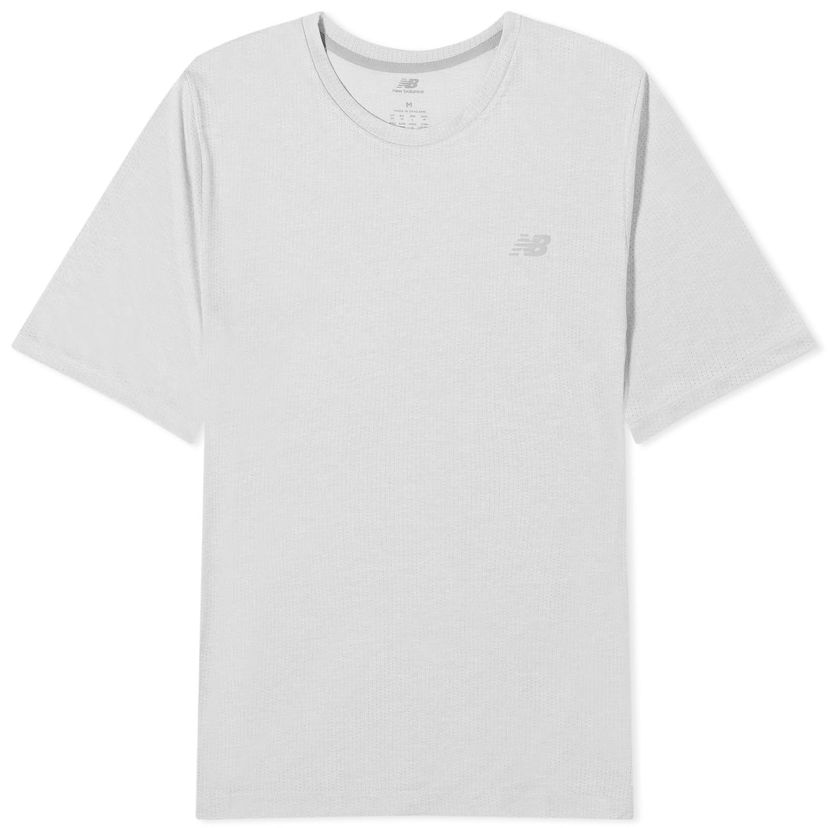 Majica New Balance Men's NB Athletics Run T-Shirt Athletic Grey Siva | MT41253_AG