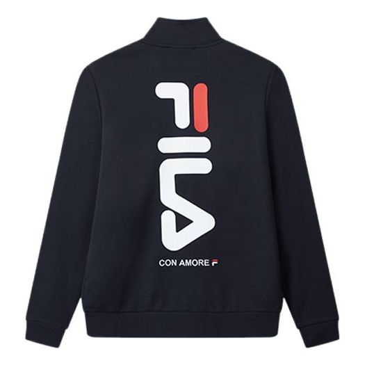 Pulover FILA Knit Long Sleeve Jacket Mornarica | F11M028504F-NV