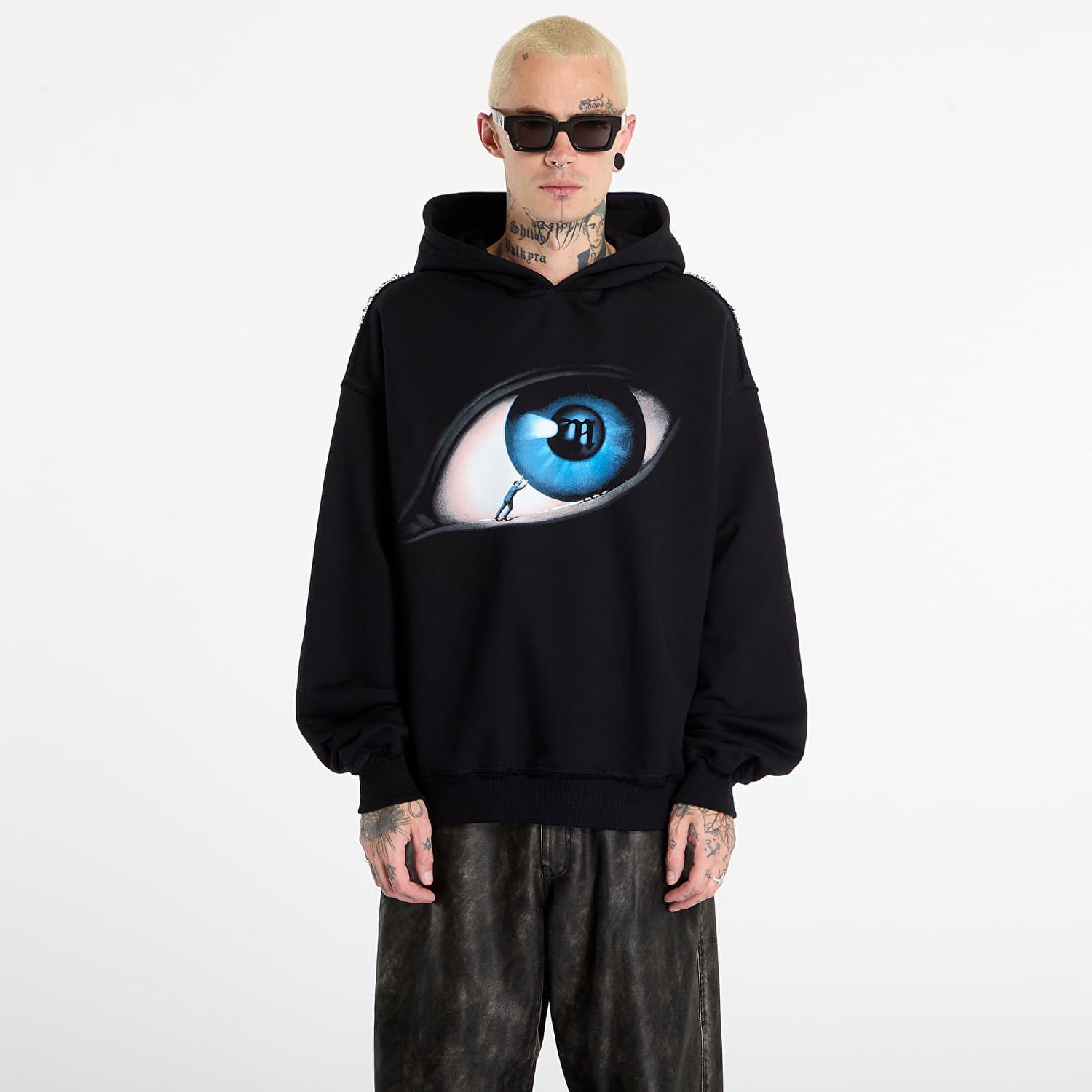 Pulover MISBHV MISBHV Eye Print Hoodie Črna | 251M206, 0