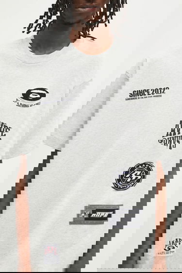 Majica AAPE by A Bathing Ape AAPE Fancy Main Graphic T-Shirt Siva | AAPTEM1566XAN, 3