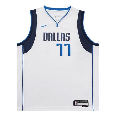 Dres Nike NBA Dallas Luka Doncic Jersey Bela | 3Z2B7BZ1P-MAVDL
