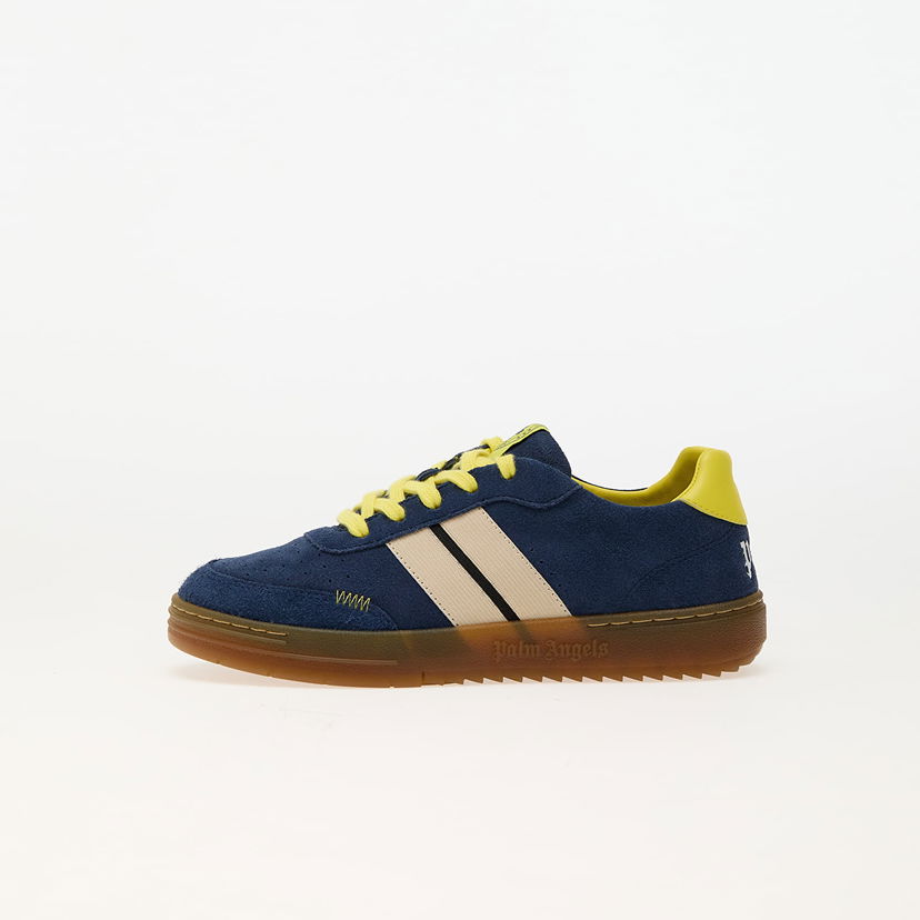 Superge in čevlji Palm Angels University Track Suede Snk Blue A Yellow Mornarica | PBIA016F24LEA0014918
