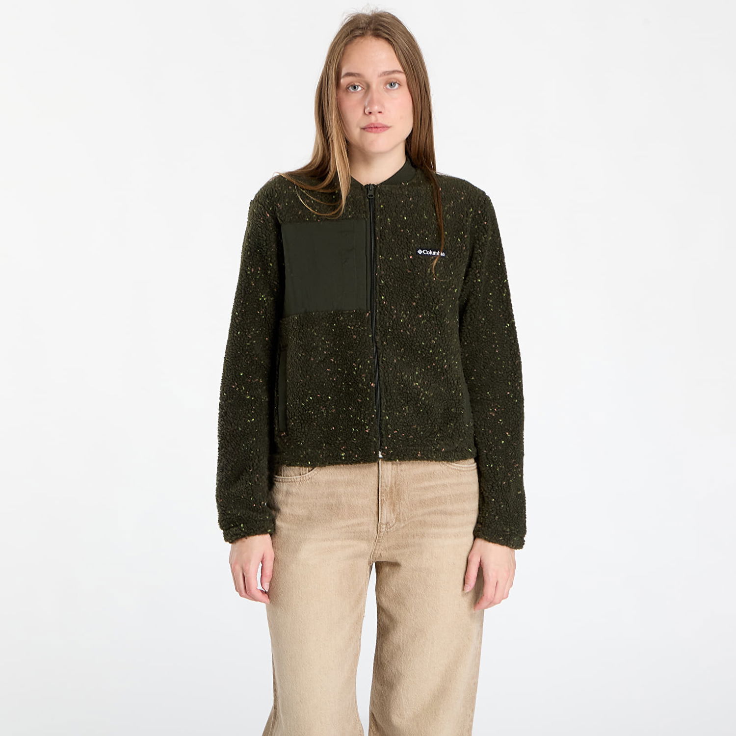 Bomber jakna Columbia Columbia Stellar Path™ Fleece Bomber Jacket Zelena | 2136263366, 0