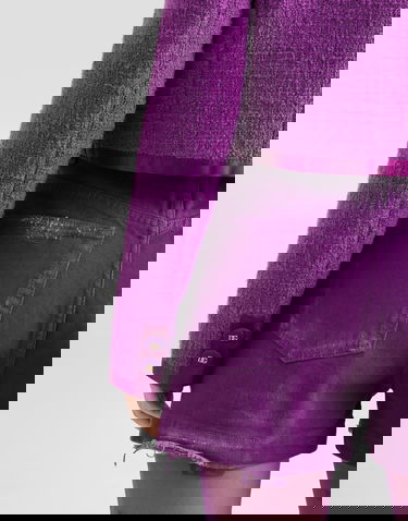 Jakna Dolce & Gabbana Dolce & Gabbana Rachel Tweed Single-Breasted Jacket Lila | F27GOTFMTACF0571, 2