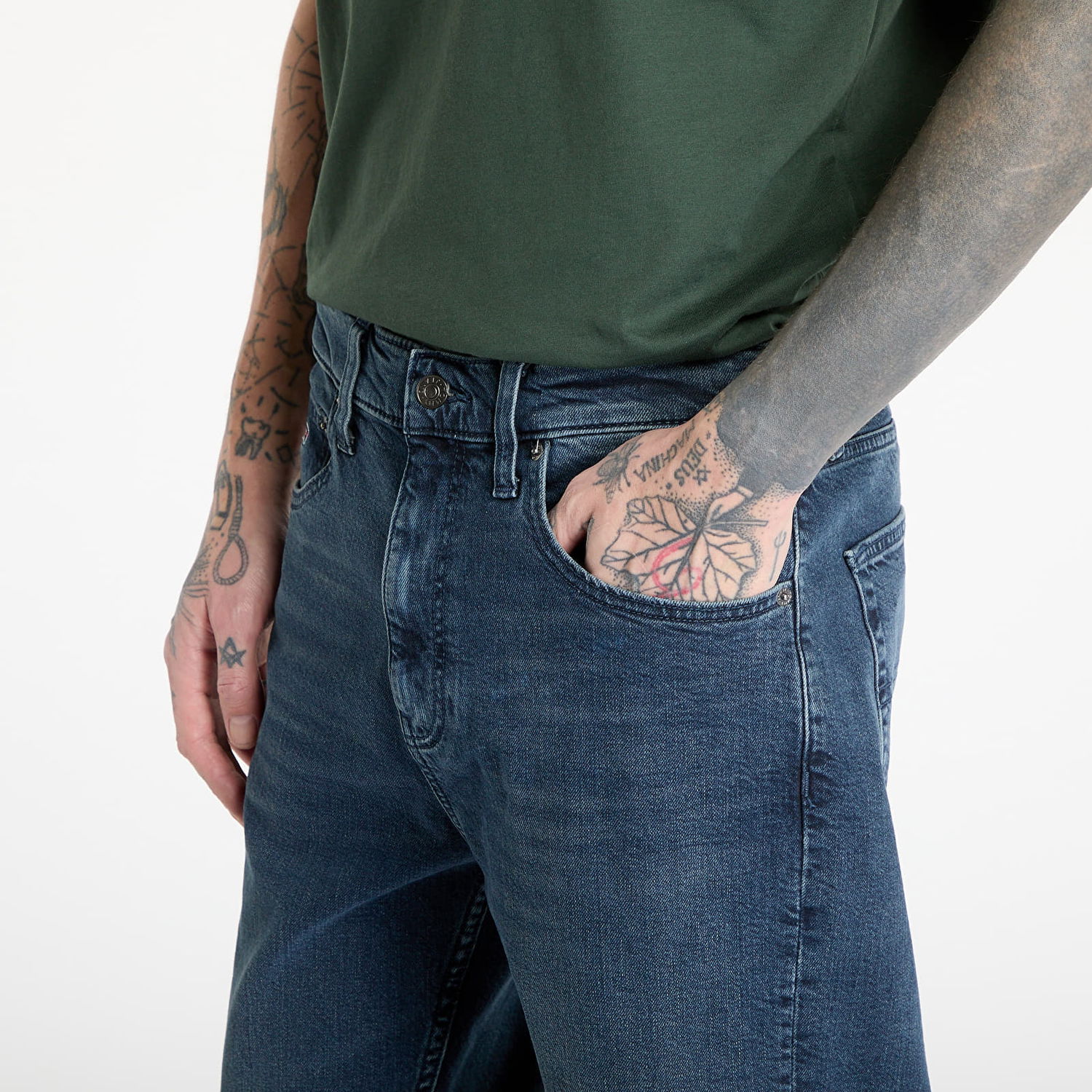 Kavbojke Tommy Hilfiger Tommy Jeans Otis Regular Straight Jeans W31/L32 Modra | DM0DM21179 1BK, 1