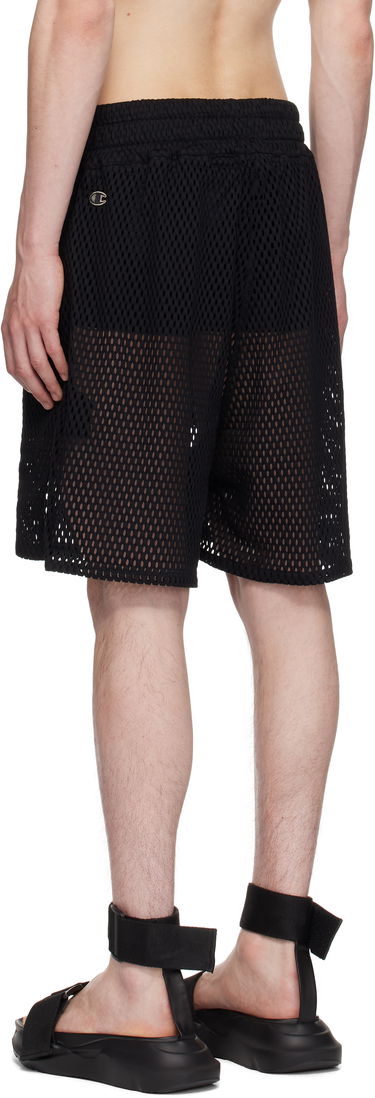 Kratke hlače Rick Owens Rick Owens Champion Edition Mesh Shorts Črna | CM01E1682 CHONET MESH, 3
