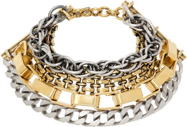 Zapestnica Maison Margiela MM6 Maison Margiela Mixed Chain Bracelet Kovinski | SM6UY0085 P7214, 0