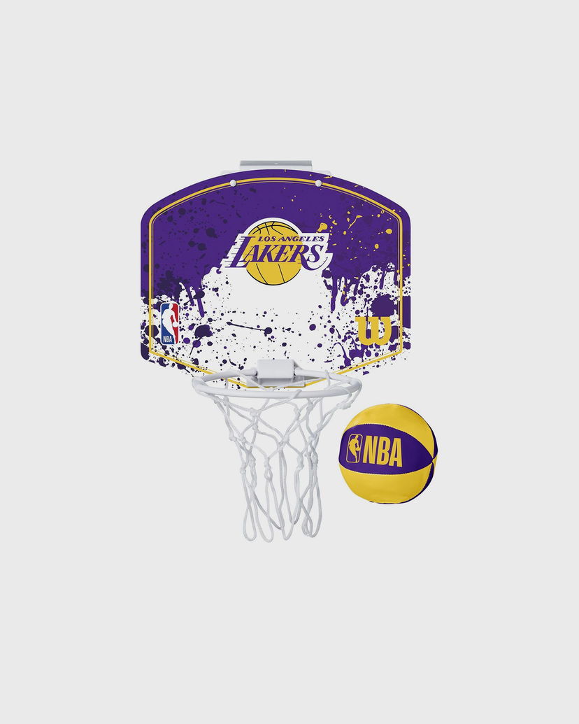 Športna oprema Wilson Tennis Los Angeles Lakers NBA Mini Hoop Lila | WTBA1302LAL