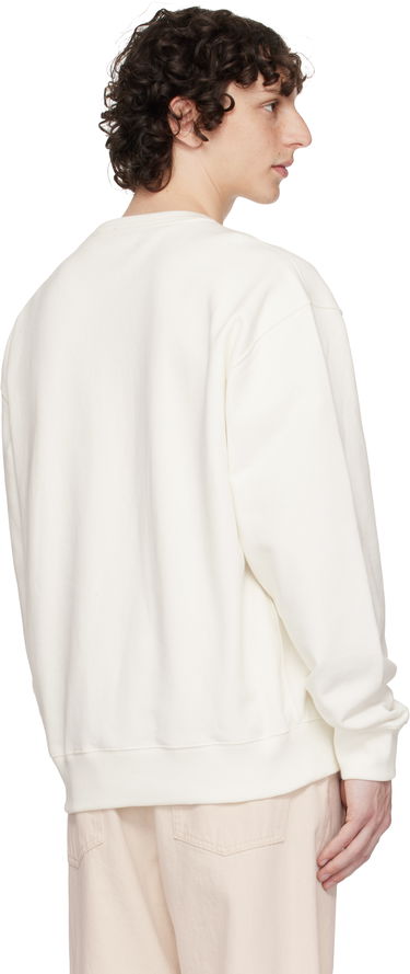 Pulover Burberry Burberry Intarsia EKD Sweatshirt Bela | 8110547, 2