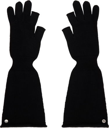 Rokavice Rick Owens Rick Owens Sphinx Long Fingerless Gloves Črna | RU02E1489 M, 0