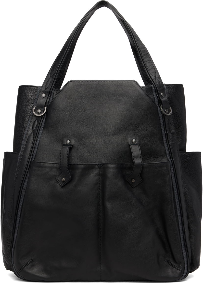 Tote bag KIKO KOSTADINOV Kiko Kostadinov Inex Leather Tote Črna | KKAW25BG04-147