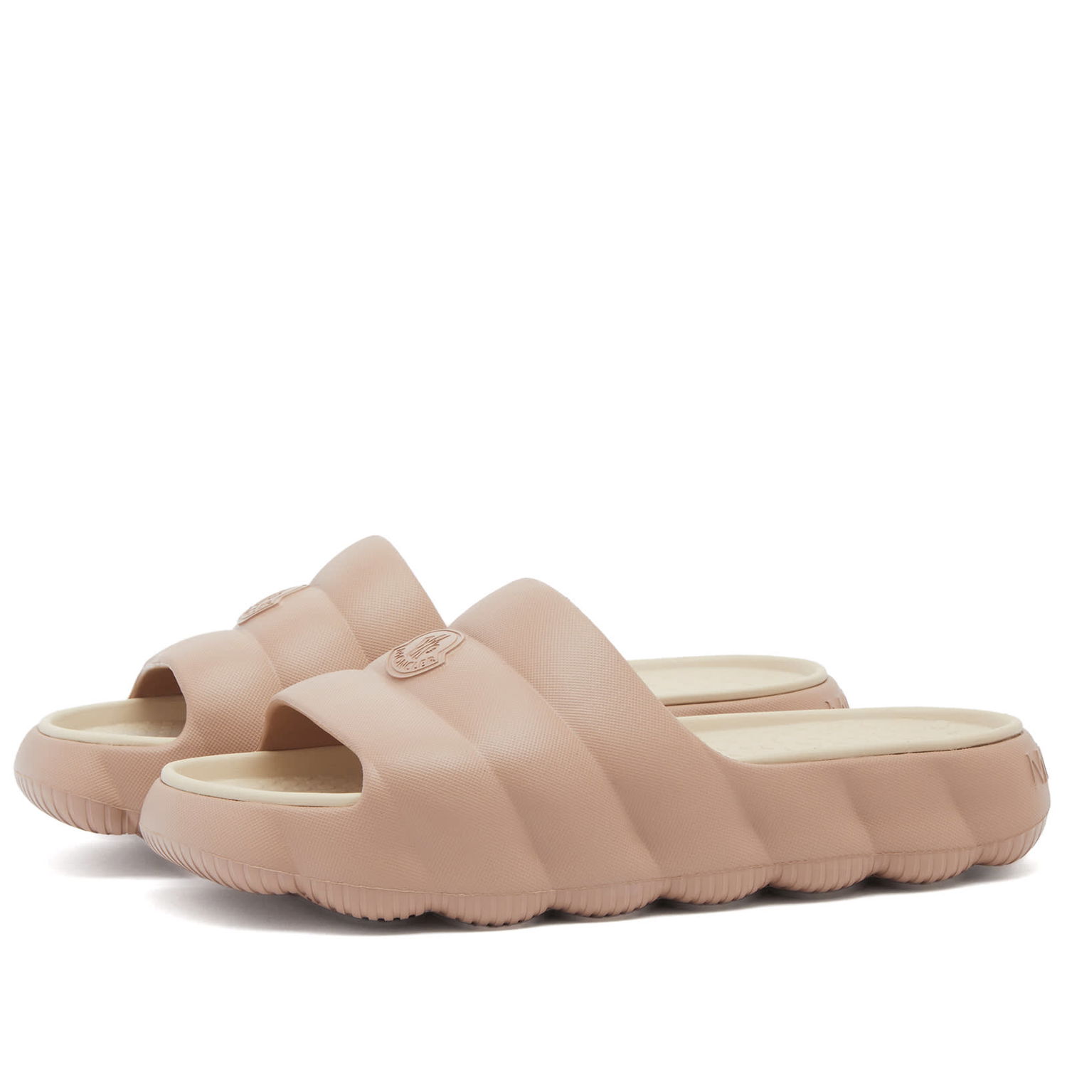 Superge in čevlji Moncler Women's Lilo Slides Shoes in Brown, Size EU 36 | END. Clothing Bež | 4C001-70-M2559-513, 0