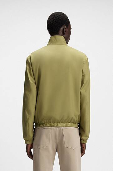 Jakna BOSS Reversible Peached Fabric Zip-Up Jacket Zelena | 50530699, 1