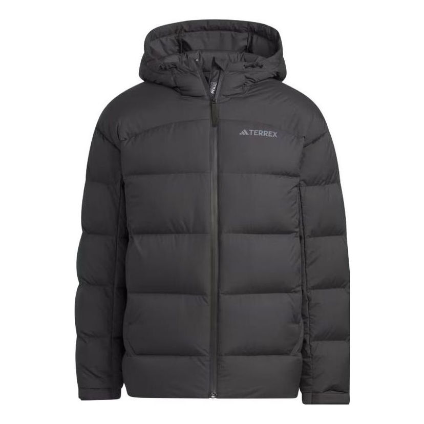 Puhovka adidas Performance Terrex Men's Heavyweight Goose Down Jacket Črna | IL8965