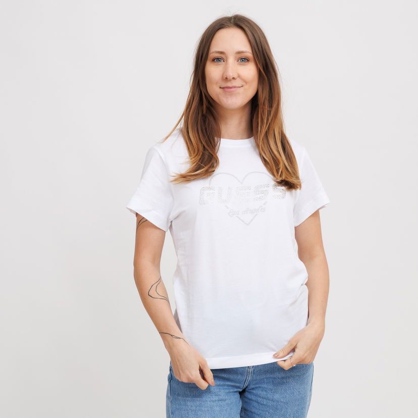Majica GUESS Guess Narciso T-Shirt Bela | V5GI10K9RM1-G011