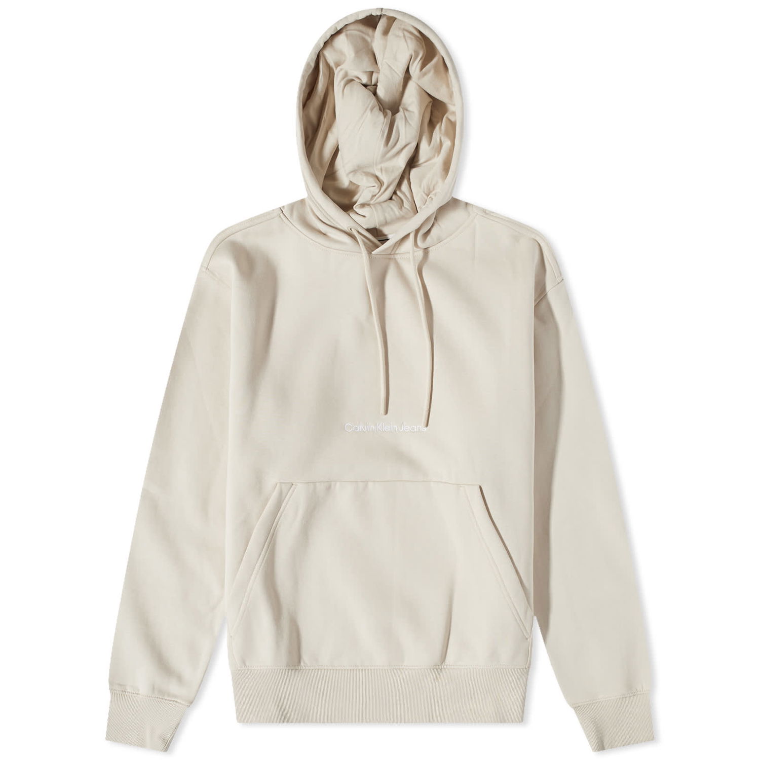 Pulover CALVIN KLEIN Institutional Hoody Bež | J30J322894ACI, 0