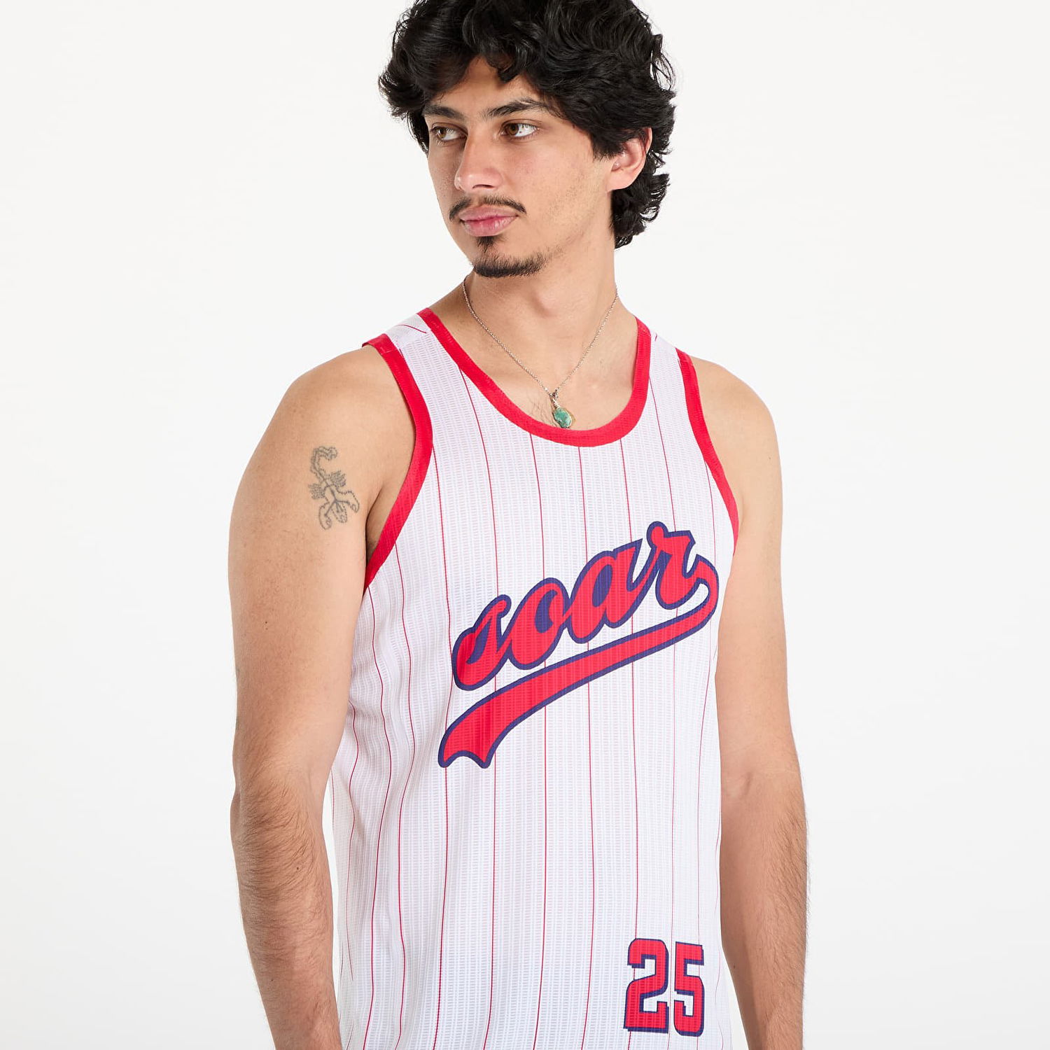 Majica brez rokavov Soar Running SOAR American Race Vest Bela | SS25-SV6M-WHI/RED, 1