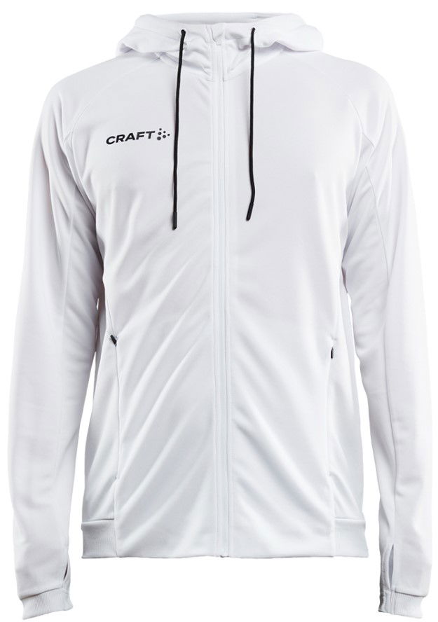 Pulover Craft Evolve Hoodie Bela | 1910157-900000