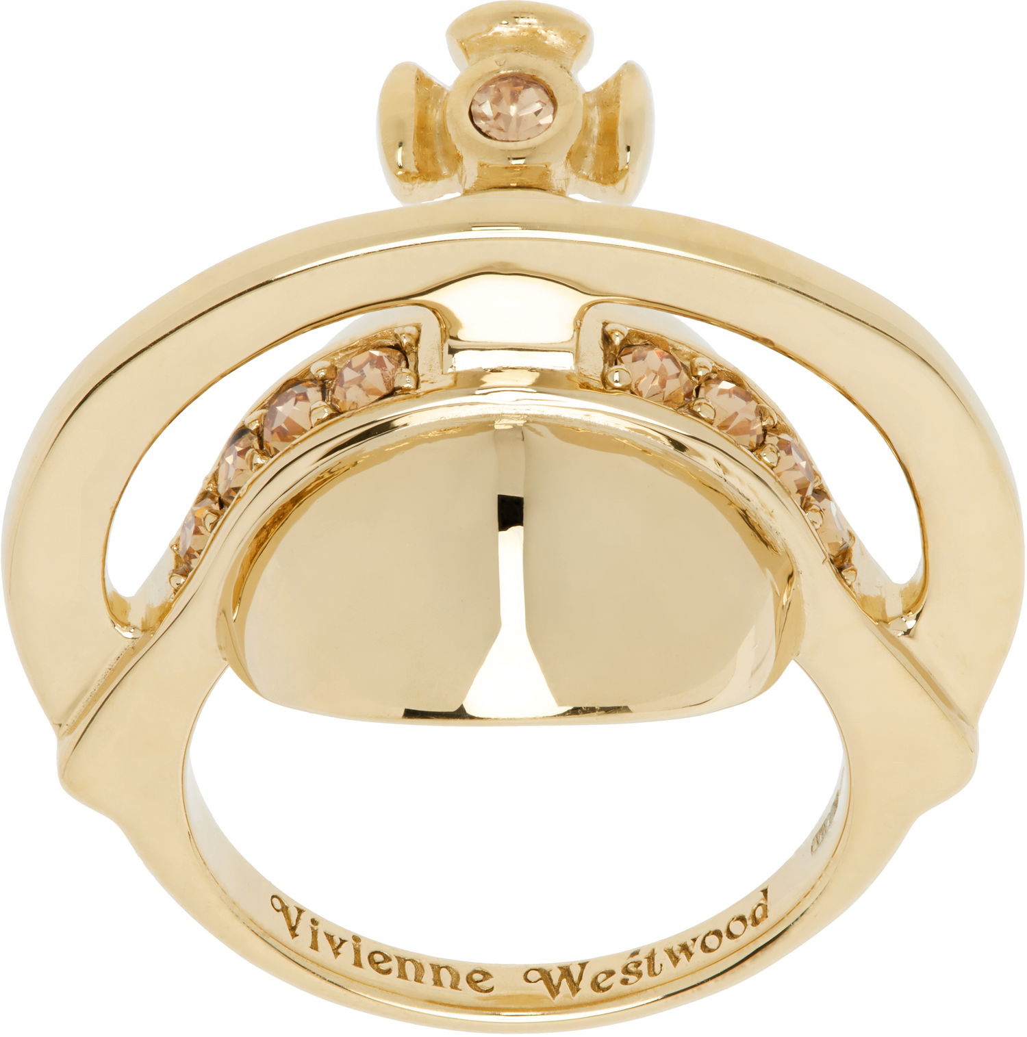 Prstan Vivienne Westwood Vivienne Westwood Solid Orb Ring Rumena | 6404017P-01R121-, 0