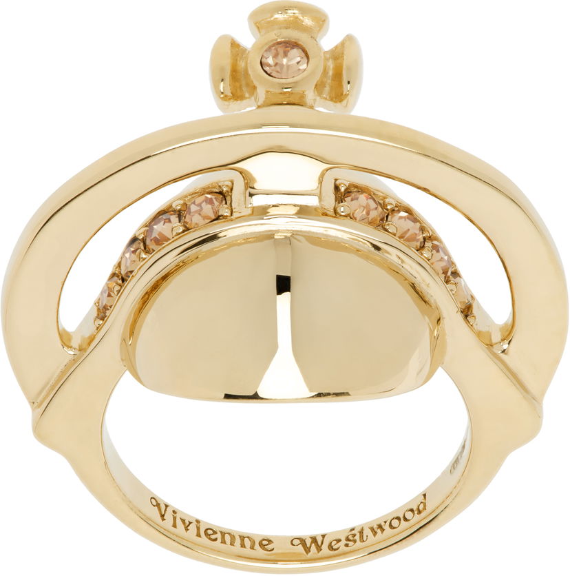 Prstan Vivienne Westwood Vivienne Westwood Solid Orb Ring Rumena | 6404017P-01R121-