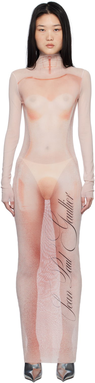 Obleke Jean Paul Gaultier Gaultier 'Le Classique' Long Dress Roza | 25/33-F-RO368-T577-2026, 0