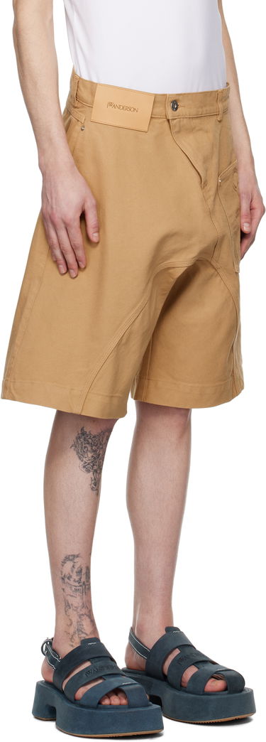 Kratke hlače JW Anderson JW Anderson Twisted Workwear Shorts Bež | SR0108-PG1744, 1