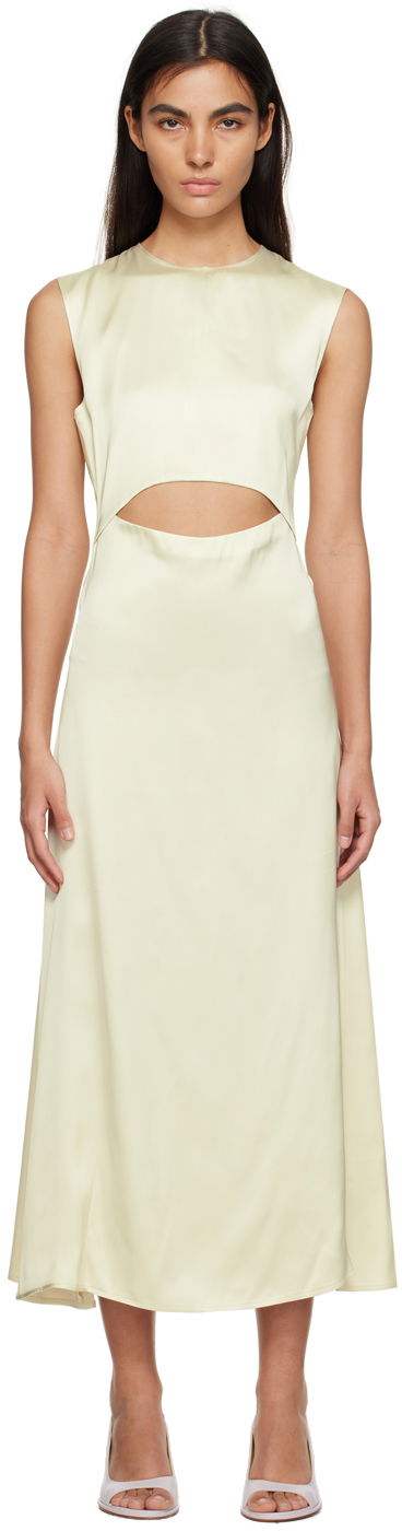 Obleke Loulou de Saison Loulou de Saison Copan Cutout Maxi Dress Rumena | COPAN