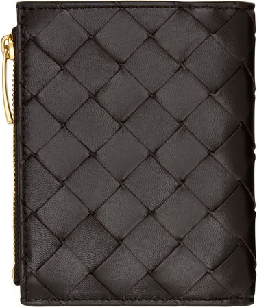 Denarnica Bottega Veneta Small Intrecciato Bi-Fold Wallet Siva | 742330 VCPP3, 1